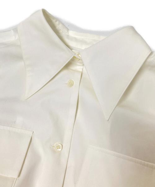 STUDIOUS（ステュディオス）STUDIOUS (ステュディオス) COTTON OVER SHIRT ホワイト サイズ:FREE 未使用品の古着・服飾アイテム