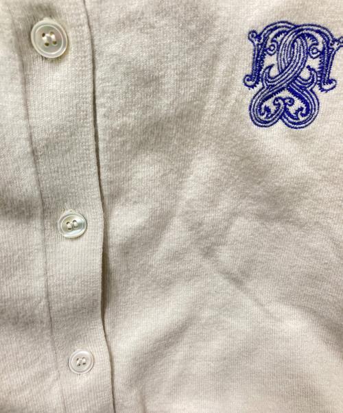 Snidel（スナイデル）Snidel (スナイデル) モチーフエンブロイダリーカーディガン ホワイト サイズ:ONEの古着・服飾アイテム