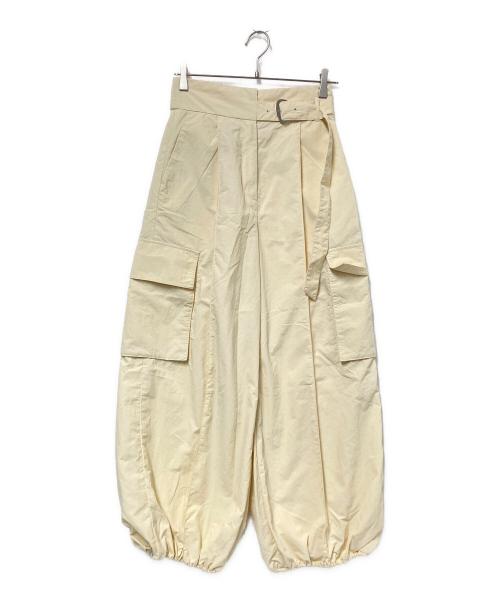 Adam et Rope（アダム エ ロペ）Adam et Rope (アダム エ ロペ) リサイクルナイロンパラシュートパンツ ベージュ サイズ:36の古着・服飾アイテム