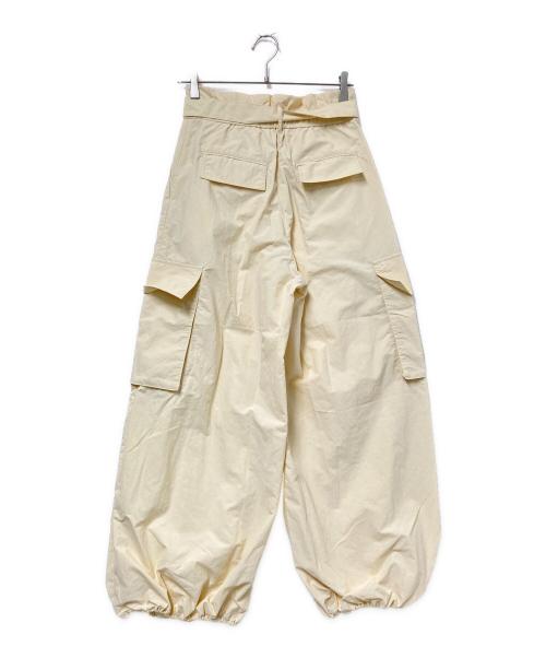 Adam et Rope（アダム エ ロペ）Adam et Rope (アダム エ ロペ) リサイクルナイロンパラシュートパンツ ベージュ サイズ:36の古着・服飾アイテム