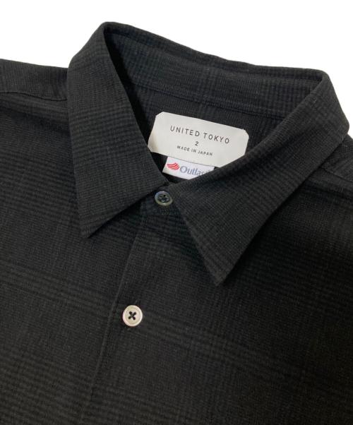 UNITED TOKYO（ユナイテッドトーキョー）UNITED TOKYO (ユナイテッドトーキョー) チェックシャツ ブラック サイズ:2の古着・服飾アイテム