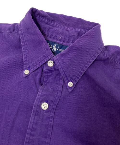 RALPH LAUREN（ラルフローレン）RALPH LAUREN (ラルフローレン) ボタンダウンシャツ パープル サイズ:Lの古着・服飾アイテム