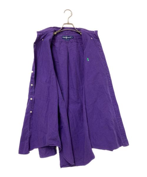 RALPH LAUREN（ラルフローレン）RALPH LAUREN (ラルフローレン) ボタンダウンシャツ パープル サイズ:Lの古着・服飾アイテム