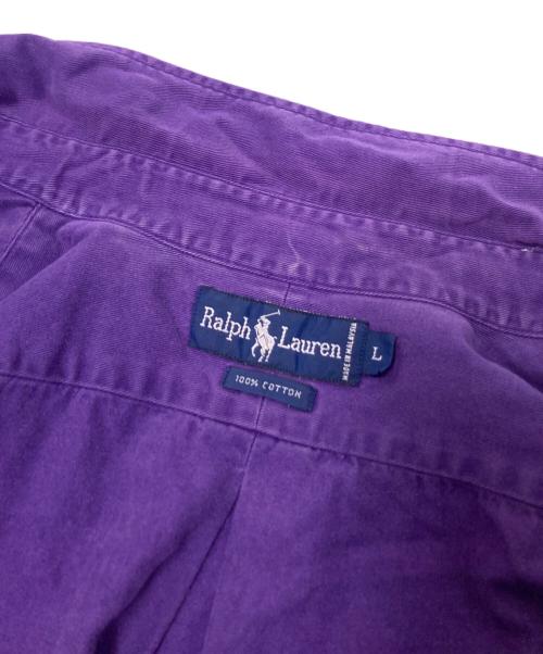 RALPH LAUREN（ラルフローレン）RALPH LAUREN (ラルフローレン) ボタンダウンシャツ パープル サイズ:Lの古着・服飾アイテム