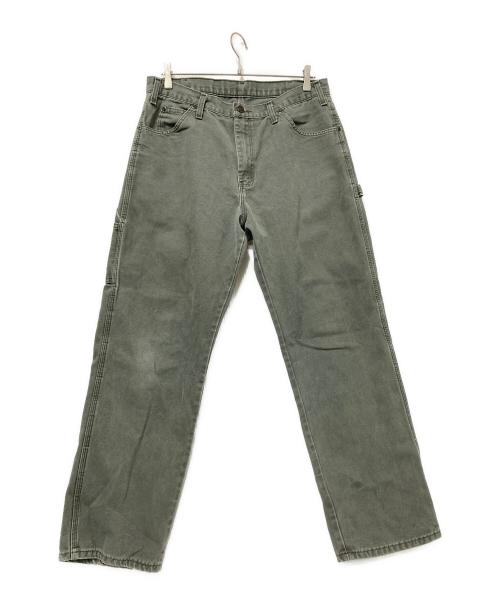 Dickies（ディッキーズ）Dickies (ディッキーズ) ダックペインターパンツ グリーン サイズ:W34×L30の古着・服飾アイテム