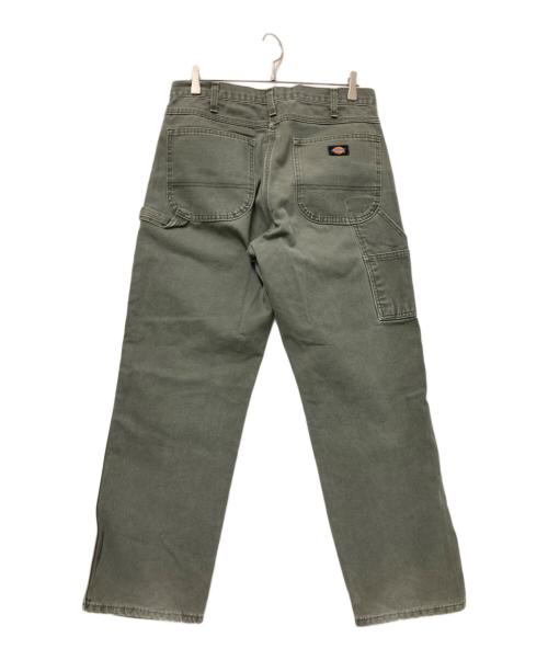 Dickies（ディッキーズ）Dickies (ディッキーズ) ダックペインターパンツ グリーン サイズ:W34×L30の古着・服飾アイテム