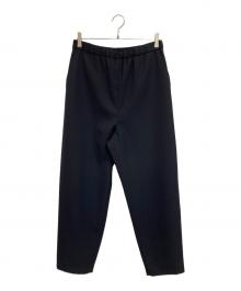 H BEAUTY&YOUTH（エイチ ビューティー&ユース）の古着「WORSTED WOOL EASY PANTS」｜ブラック