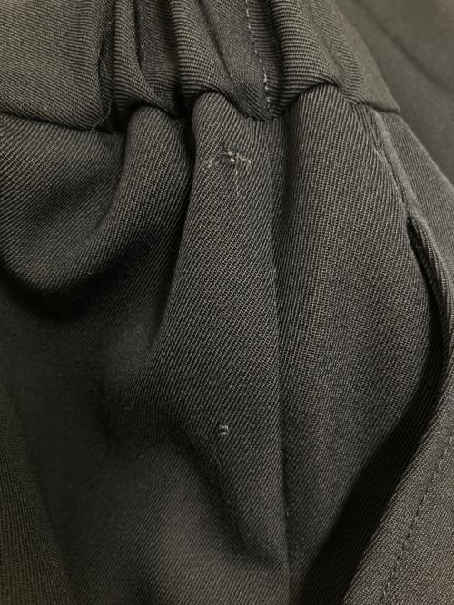 H BEAUTY&YOUTH（エイチ ビューティー&ユース）H BEAUTY&YOUTH (エイチ ビューティー&ユース) WORSTED WOOL EASY PANTS ブラック サイズ:Lの古着・服飾アイテム