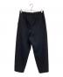 H BEAUTY&YOUTH (エイチ ビューティー&ユース) WORSTED WOOL EASY PANTS ブラック サイズ:L：9000円
