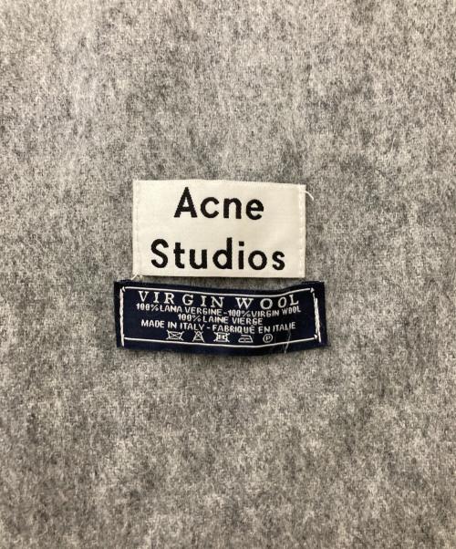 Acne studios（アクネ ストゥディオズ）Acne studios (アクネ ストゥディオズ) ウールマフラー グレー サイズ:下記参照の古着・服飾アイテム