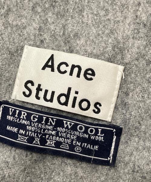 Acne studios（アクネ ストゥディオズ）Acne studios (アクネ ストゥディオズ) ウールマフラー グレー サイズ:下記参照の古着・服飾アイテム
