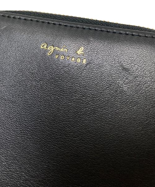 agnes b voyage（アニエスベーボヤージュ）agnes b voyage (アニエスベーボヤージュ) 2つ折り財布 ブラック サイズ:下記参照の古着・服飾アイテム