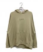 NIKEナイキ）の古着「オーバーサイズドフレンチテリープルオーバー パーカー」｜ベージュ