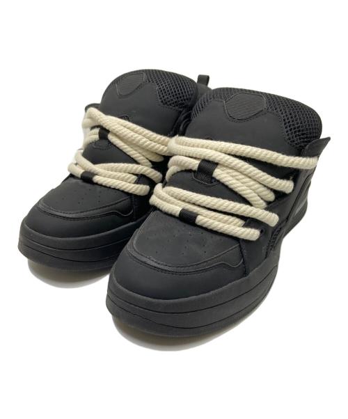 ZARA（ザラ）ZARA (ザラ) スケートロープスニーカー ブラック サイズ:28.3ｃｍの古着・服飾アイテム