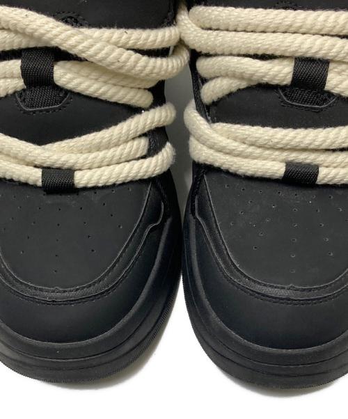 ZARA（ザラ）ZARA (ザラ) スケートロープスニーカー ブラック サイズ:28.3ｃｍの古着・服飾アイテム