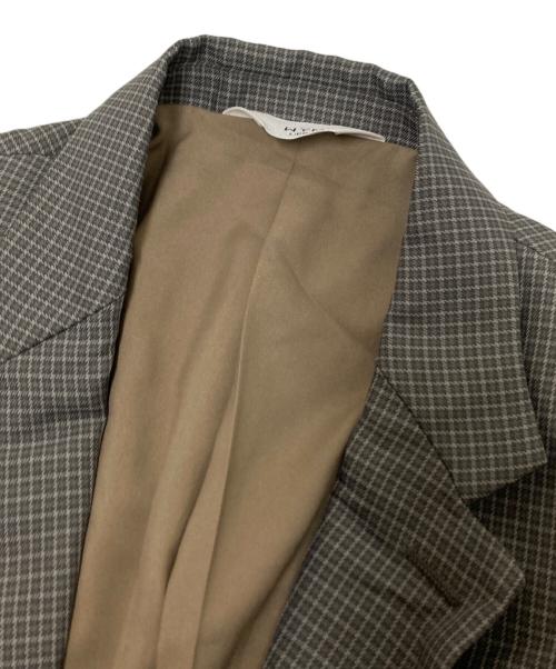 WYM LIDNM（ウィム バイ リドム）WYM LIDNM (ウィム バイ リドム) RELAX WOOL LIKE PE SET-UP グレー サイズ:Mの古着・服飾アイテム
