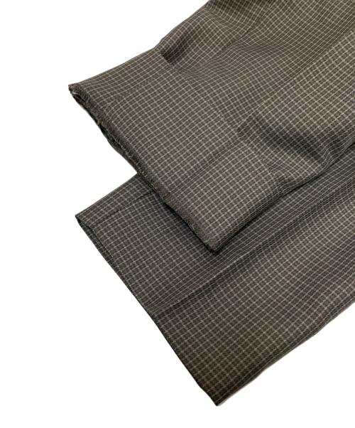 WYM LIDNM（ウィム バイ リドム）WYM LIDNM (ウィム バイ リドム) RELAX WOOL LIKE PE SET-UP グレー サイズ:Mの古着・服飾アイテム