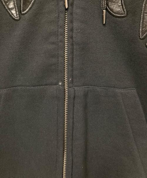 GALFY（ガルフィー）GALFY (ガルフィー) ファイヤーピカピカZIPパーカー ブラック サイズ:中型犬（L）の古着・服飾アイテム