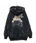 GALFY (ガルフィー) ファイヤーピカピカZIPパーカー ブラック サイズ:中型犬（L）：8000円