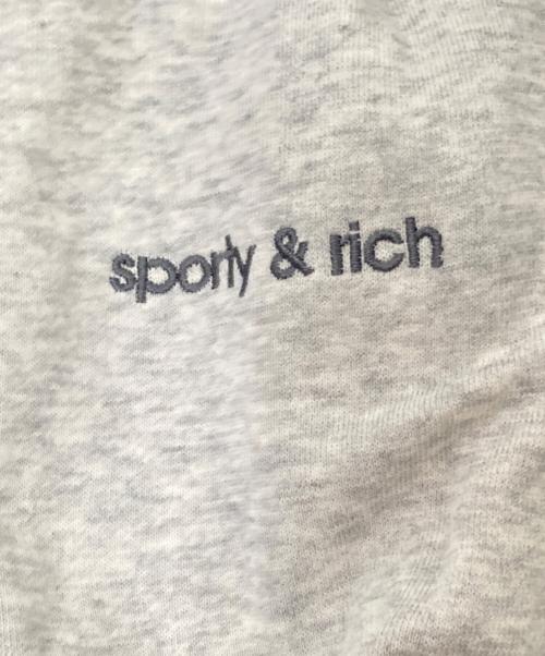 adidas（アディダス）adidas (アディダス) Sporty & Rich (スポーティーアンドリッチ) SWEATER グレー サイズ:Mの古着・服飾アイテム