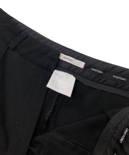 OHOTORO（オオトロ）OHOTORO (オオトロ) スラックス ブラック サイズ:Sの古着・服飾アイテム