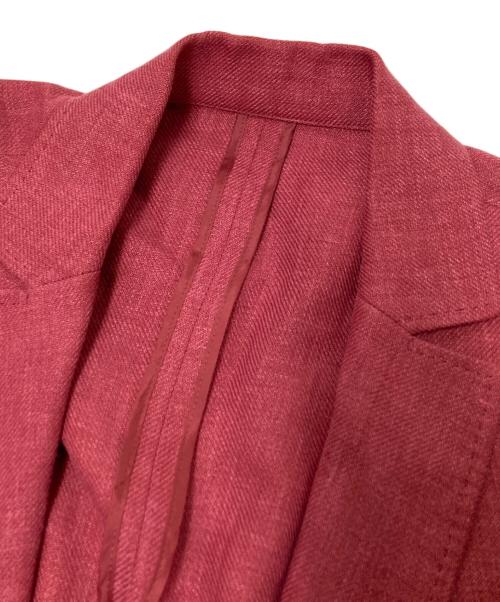 Leilian（レリアン）Leilian (レリアン) リネン混ジャケット ピンク サイズ:9の古着・服飾アイテム