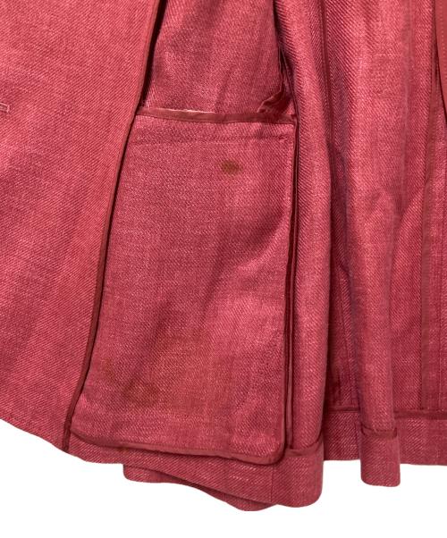 Leilian（レリアン）Leilian (レリアン) リネン混ジャケット ピンク サイズ:9の古着・服飾アイテム