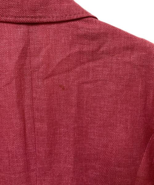 Leilian（レリアン）Leilian (レリアン) リネン混ジャケット ピンク サイズ:9の古着・服飾アイテム