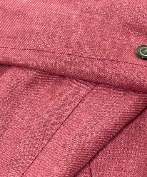 Leilian（レリアン）Leilian (レリアン) リネン混ジャケット ピンク サイズ:9の古着・服飾アイテム