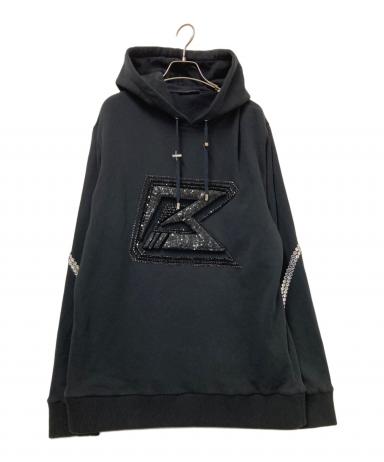 中古・古着通販】BALMAIN (バルマン) デコラティブ スウェットパーカー
