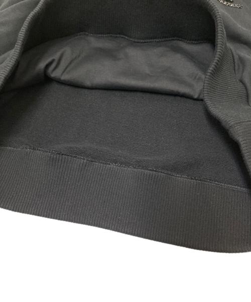 BALMAIN（バルマン）BALMAIN (バルマン) デコラティブ スウェットパーカー ブラック サイズ:Mの古着・服飾アイテム