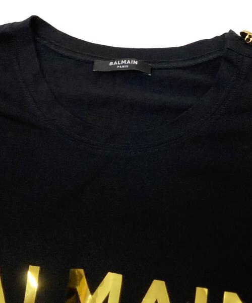 BALMAIN（バルマン）BALMAIN (バルマン) ロングスリーブカットソー ブラック サイズ:Lの古着・服飾アイテム