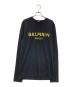 BALMAIN（バルマン）の古着「ロングスリーブカットソー」｜ブラック