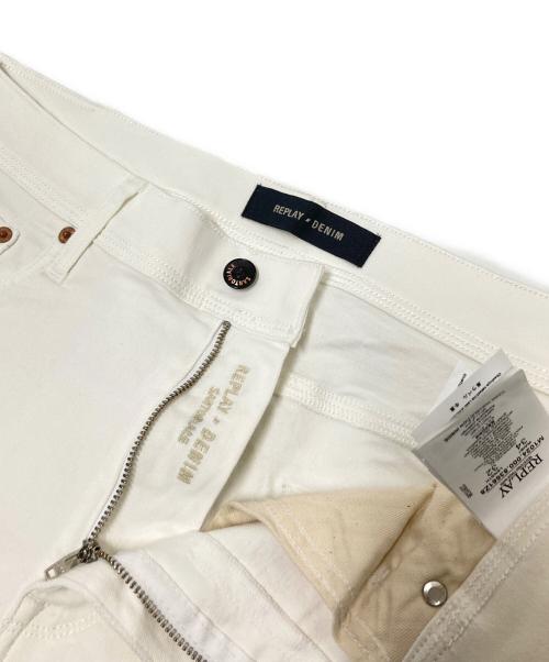 REPLAY（リプレイ）REPLAY (リプレイ) ストレッチデニムパンツ ホワイト サイズ:W34×L32 未使用品の古着・服飾アイテム