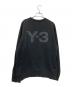 Y-3 (ワイスリー) バックロゴスウェット ブラック サイズ:L：7000円