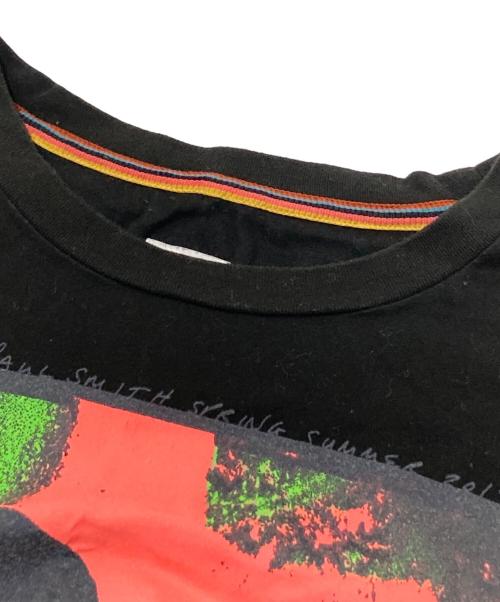 PAUL SMITH（ポールスミス）PAUL SMITH (ポールスミス) プリントTシャツ ブラック サイズ:Lの古着・服飾アイテム
