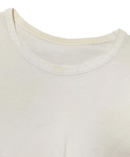 GROUND Y（グラウンドワイ）GROUND Y (グラウンドワイ) スナップスリットショートカットソー ホワイト サイズ:3の古着・服飾アイテム