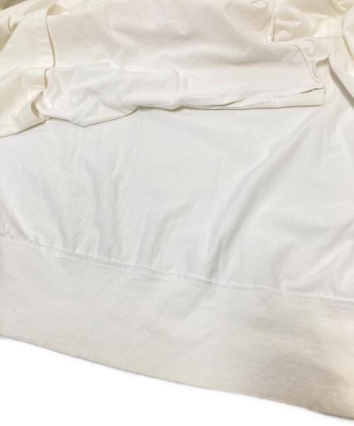 GROUND Y（グラウンドワイ）GROUND Y (グラウンドワイ) スナップスリットショートカットソー ホワイト サイズ:3の古着・服飾アイテム