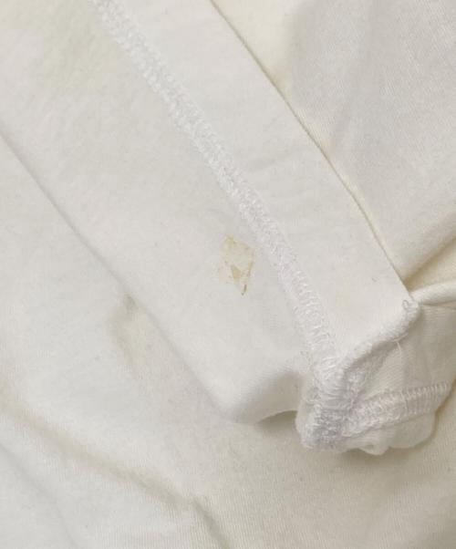 GROUND Y（グラウンドワイ）GROUND Y (グラウンドワイ) スナップスリットショートカットソー ホワイト サイズ:3の古着・服飾アイテム