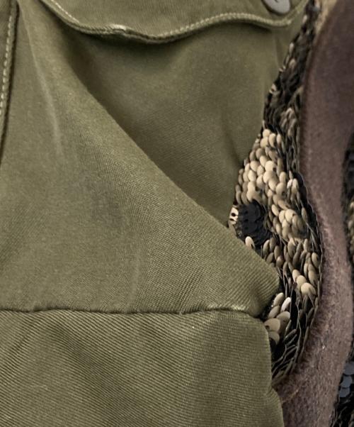 MARLON（マロン）MARLON (マロン) 切替ハンドバッグ グリーン サイズ:下記参照の古着・服飾アイテム