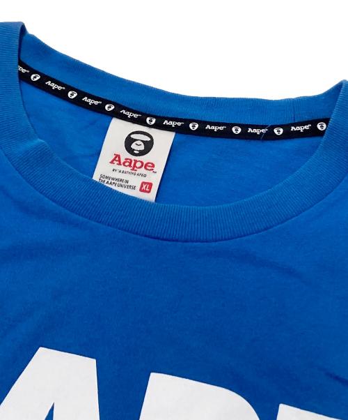 Aape BY A BATHING APE（エーエイプ バイ アベイシングエイプ）Aape BY A BATHING APE (エーエイプ バイ アベイシングエイプ) SESAME STREET (セサミストリート) プリントTシャツ ブルー サイズ:XLの古着・服飾アイテム