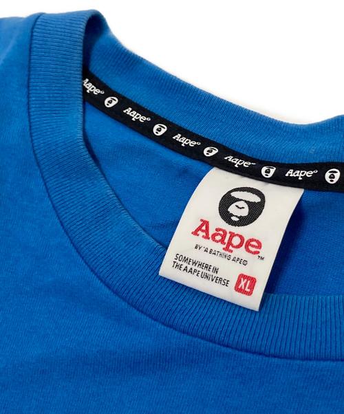 Aape BY A BATHING APE（エーエイプ バイ アベイシングエイプ）Aape BY A BATHING APE (エーエイプ バイ アベイシングエイプ) SESAME STREET (セサミストリート) プリントTシャツ ブルー サイズ:XLの古着・服飾アイテム