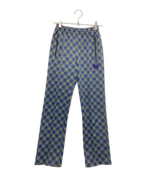 Needles（ニードルズ）Needles (ニードルズ) TRACK PANT - POLY JQ グリーン×ブルー サイズ:1の古着・服飾アイテム