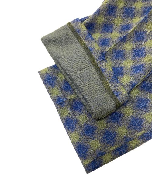 Needles（ニードルズ）Needles (ニードルズ) TRACK PANT - POLY JQ グリーン×ブルー サイズ:1の古着・服飾アイテム