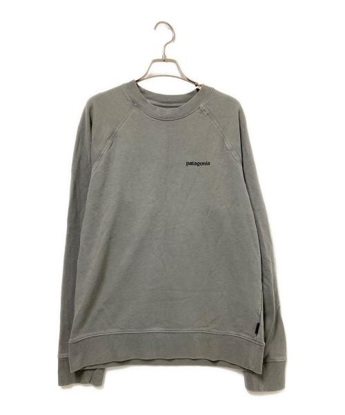 Patagonia（パタゴニア）Patagonia (パタゴニア) P-6 Logo Organic Crew Sweatshirt グレー サイズ:Sの古着・服飾アイテム