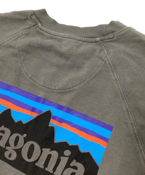 Patagonia（パタゴニア）Patagonia (パタゴニア) P-6 Logo Organic Crew Sweatshirt グレー サイズ:Sの古着・服飾アイテム