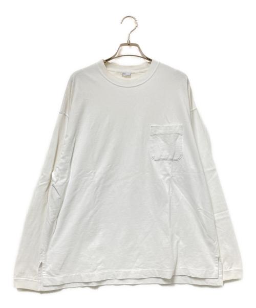fitfor（フィットフォー）fitfor (フィットフォー) ロングスリーブカットソー ホワイト サイズ:Sの古着・服飾アイテム