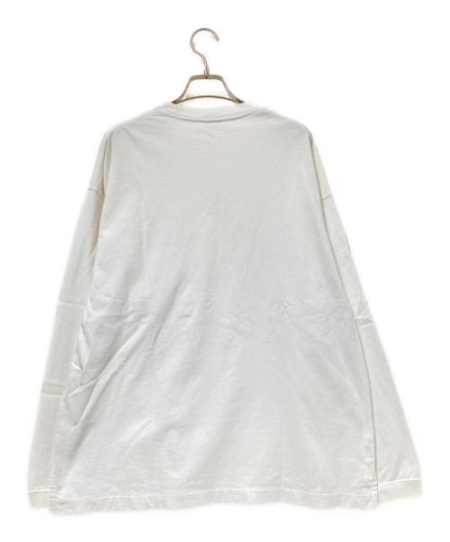 fitfor（フィットフォー）fitfor (フィットフォー) ロングスリーブカットソー ホワイト サイズ:Sの古着・服飾アイテム
