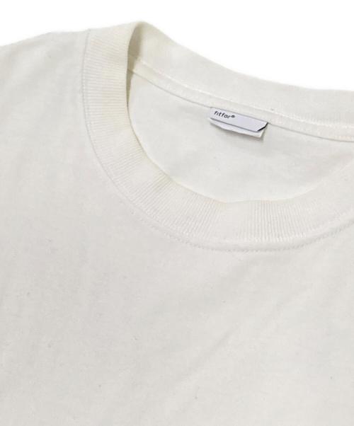 fitfor（フィットフォー）fitfor (フィットフォー) ロングスリーブカットソー ホワイト サイズ:Sの古着・服飾アイテム