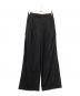 soerte（ソエルテ）の古着「Wide straight slacks」｜ブラック